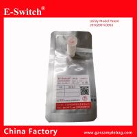 aluminium foil gas sampling bags with one PP valve china wholesale ESN-100ML-61