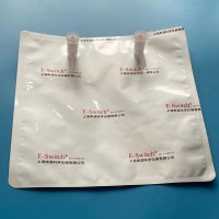 aluminium foil gas sampling bags with two PP valve e-switch brand manufacture ESN-1L-42